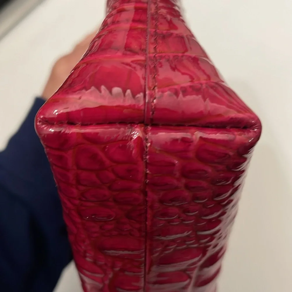 BRAHMIN LEATHER ANY TIME SHOULDER & WRISTLET WOMENS SIZE M - Picture 6 of 16